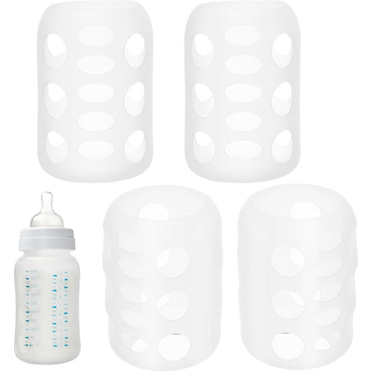 Toyandona silicone baby bottle covers set of 4 front view