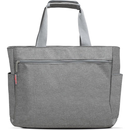 Spectra grey breast pump tote bag front view for storage