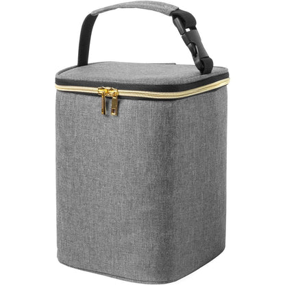 Teamoy breastmilk cooler bag gray front view