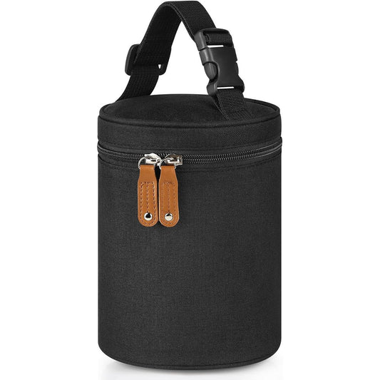 Accmor Breastmilk Cooler Bag Insulated Baby Bottle Tote For Nursing Mom Daycare Travel Black - Image 1