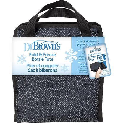 Dr. Brown's Fold and Freeze Bottle Tote black front view