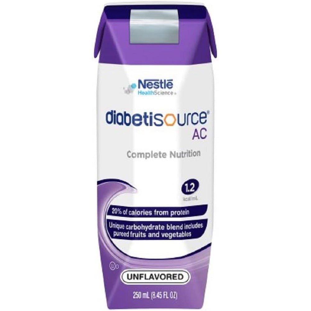 Nestle Health Science Diabetisource AC medical nutrition carton front view for authentic USA imported enteral formula
