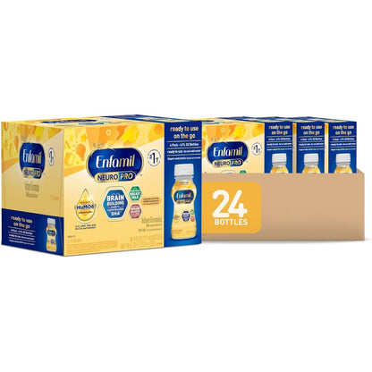 Enfamil NeuroPro ready to feed infant formula pack front view for brain building nutrition