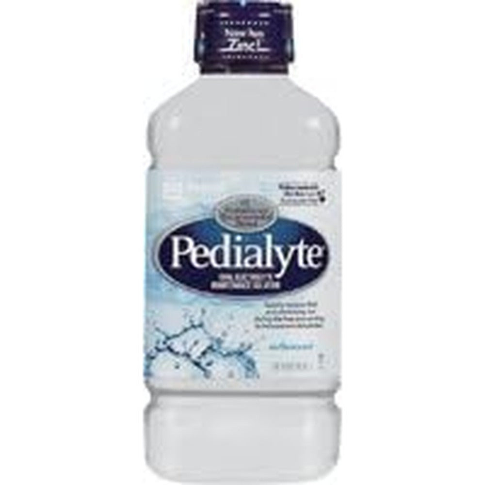Abbott Pedialyte Unflavored 1 Liter Bottle front view authentic medical grade hydration solution