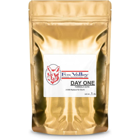 Fox Valley Day-One Formula 32/45 for Skunks front view packaging