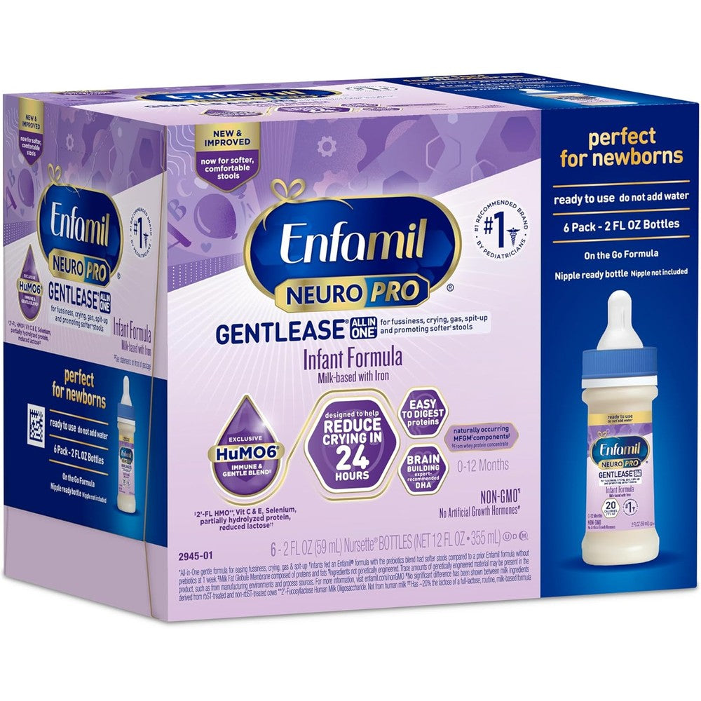 Enfamil NeuroPro Gentlease infant formula front view packaging