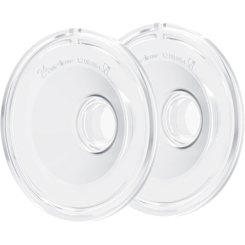 Bwcece 24mm wearable breast pump flange replacement pack front view