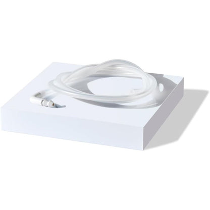 Willow Wave Tubing Set front view showcasing transparent silicone replacement hose