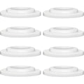 Maymom Sealing Disk 8 count pack front view showcasing compatible design for wide mouth baby bottles.