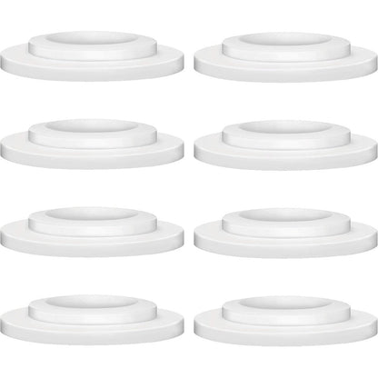 Maymom Sealing Disk 8 count pack front view showcasing compatible design for wide mouth baby bottles.