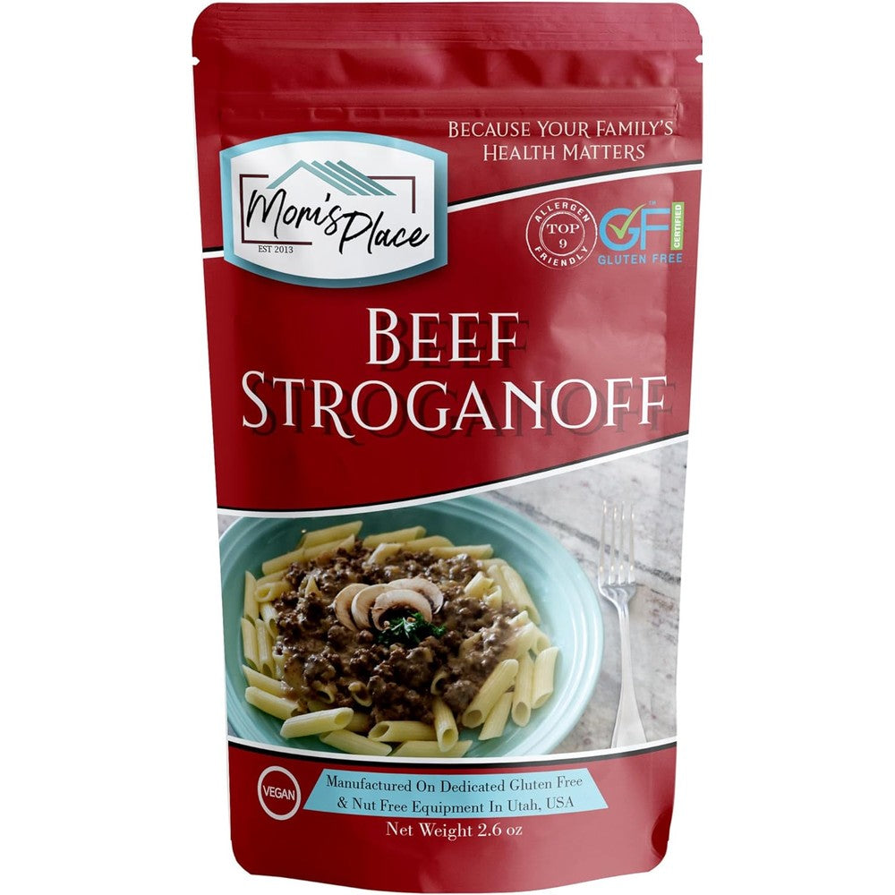 Mom's Place Gluten Free Beef Stroganoff Mix front view