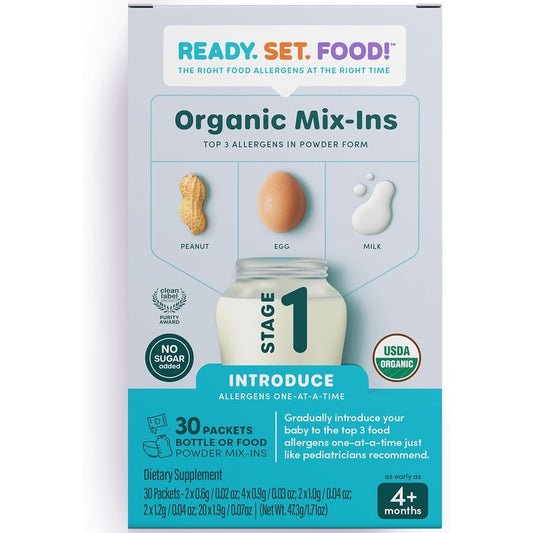 Ready, Set, Food! Stage 1 Mix-ins front packaging box