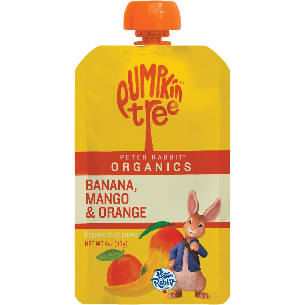 Pumpkin Tree Peter Rabbit Organics fruit puree front view packaging