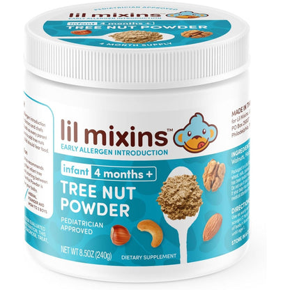Lil Mixins Tree Nut Early Allergen Introduction Powder front view