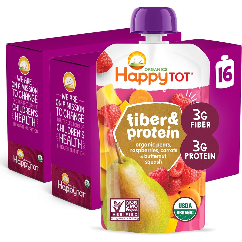 Happy Family Organics Happy Tot Stage 4 pouches front view