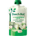 Beech-Nut Zucchini Spinach and Banana baby food pouch front view