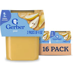 Gerber Stage 2 Pear Puree 16 Pack front view