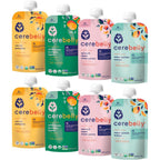 Cerebelly Organic Baby Food Pouches Variety Pack front view