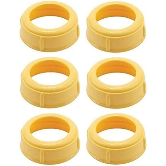 Bitybean replacement nipple collar rings for Medela baby bottles front view
