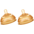 Thyseed Natural Series Nipple Wide Neck Medium Flow front view showing realistic breast-like shape.