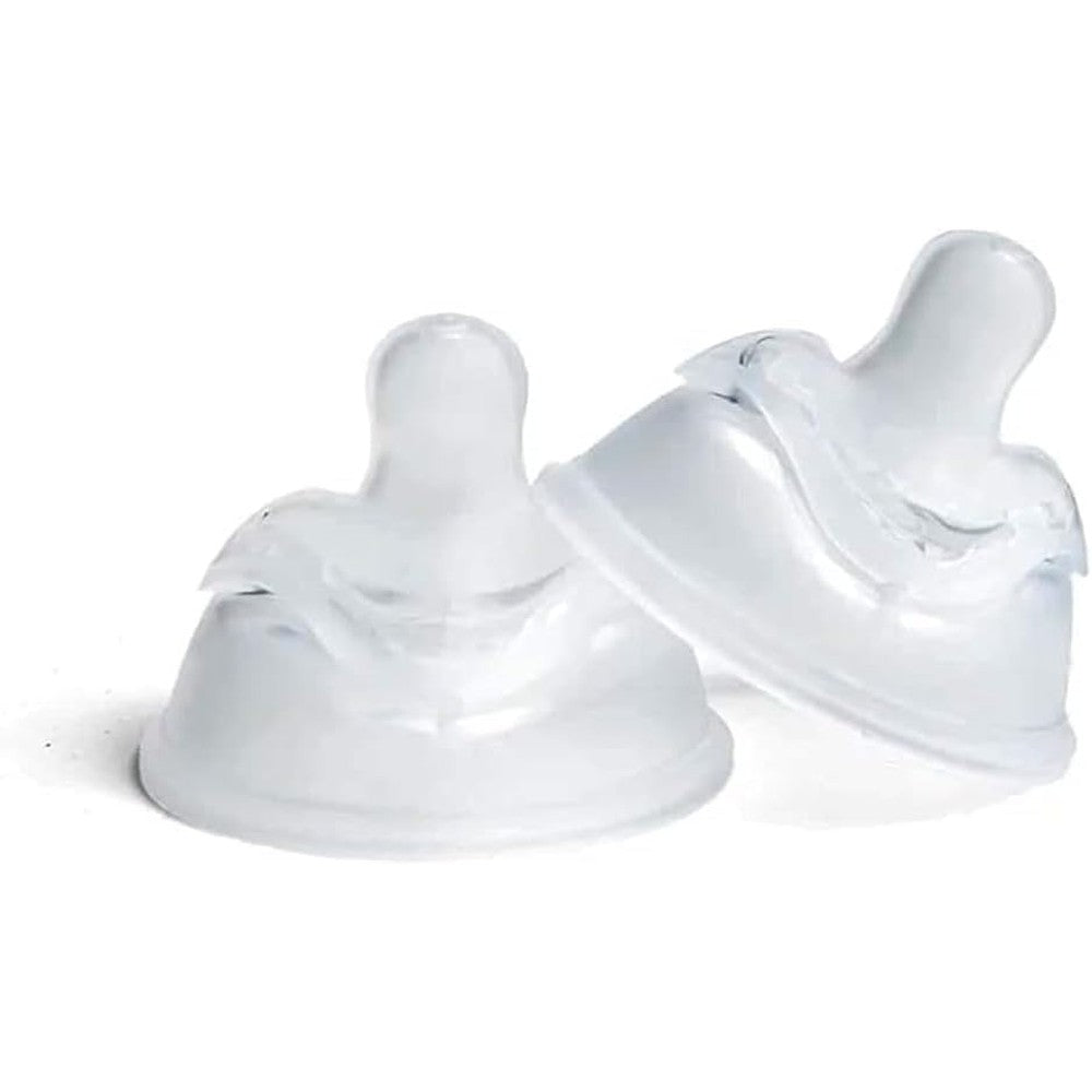 Herobility double anti-colic silicone nipples front view packaging
