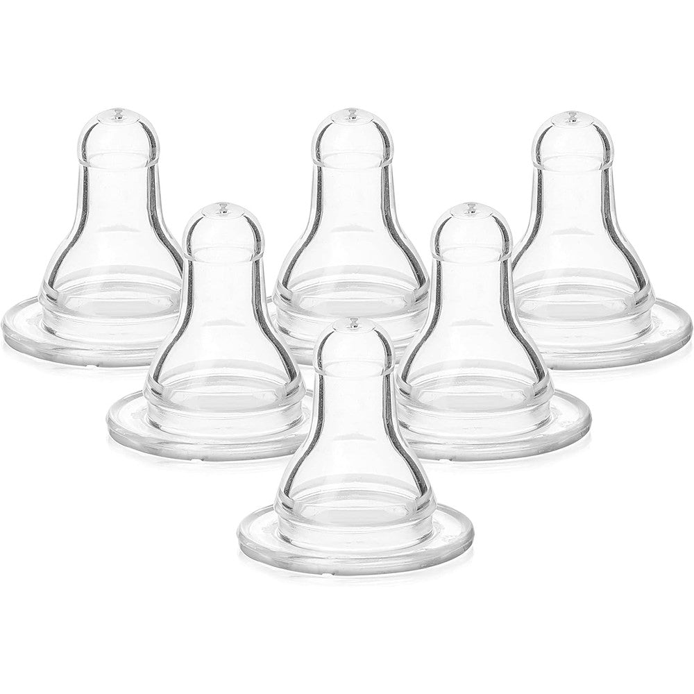 Evenflo Feeding Classic medium flow baby bottle nipples front view packaging