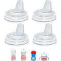 BelBeyo sippy spout nipples front view showing the soft silicone design for baby bottles.