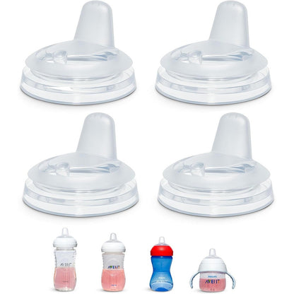 BelBeyo sippy spout nipples front view showing the soft silicone design for baby bottles.