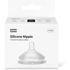 Comotomo Silicone Replacement Nipples Gen 2 pack of two front view