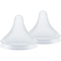 NUK Perfect Match Fast Flow Silicone Nipple pack front view for anti colic feeding.