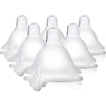 Evenflo Feeding Balance Plus Wide Neck Nipples front view pack of six replacement teats for newborns