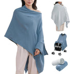 Tado Muslin 2-pack organic cotton nursing cover front view
