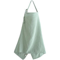 Mushie nursing cover in Roman Green front view
