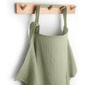 Comfy Cubs muslin nursing cover in sage green front view