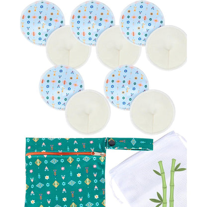 Idaho Jones bamboo nursing pads front view