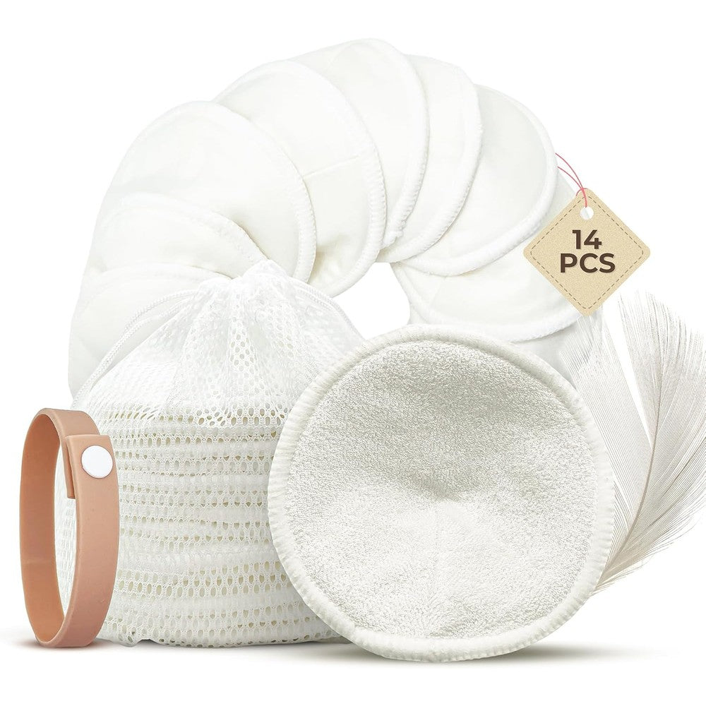 Comfort Shells reusable bamboo nursing pads front view