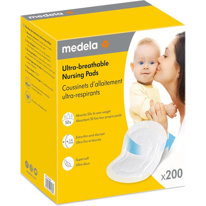 Medela Ultra Breathable Nursing Pads box front view