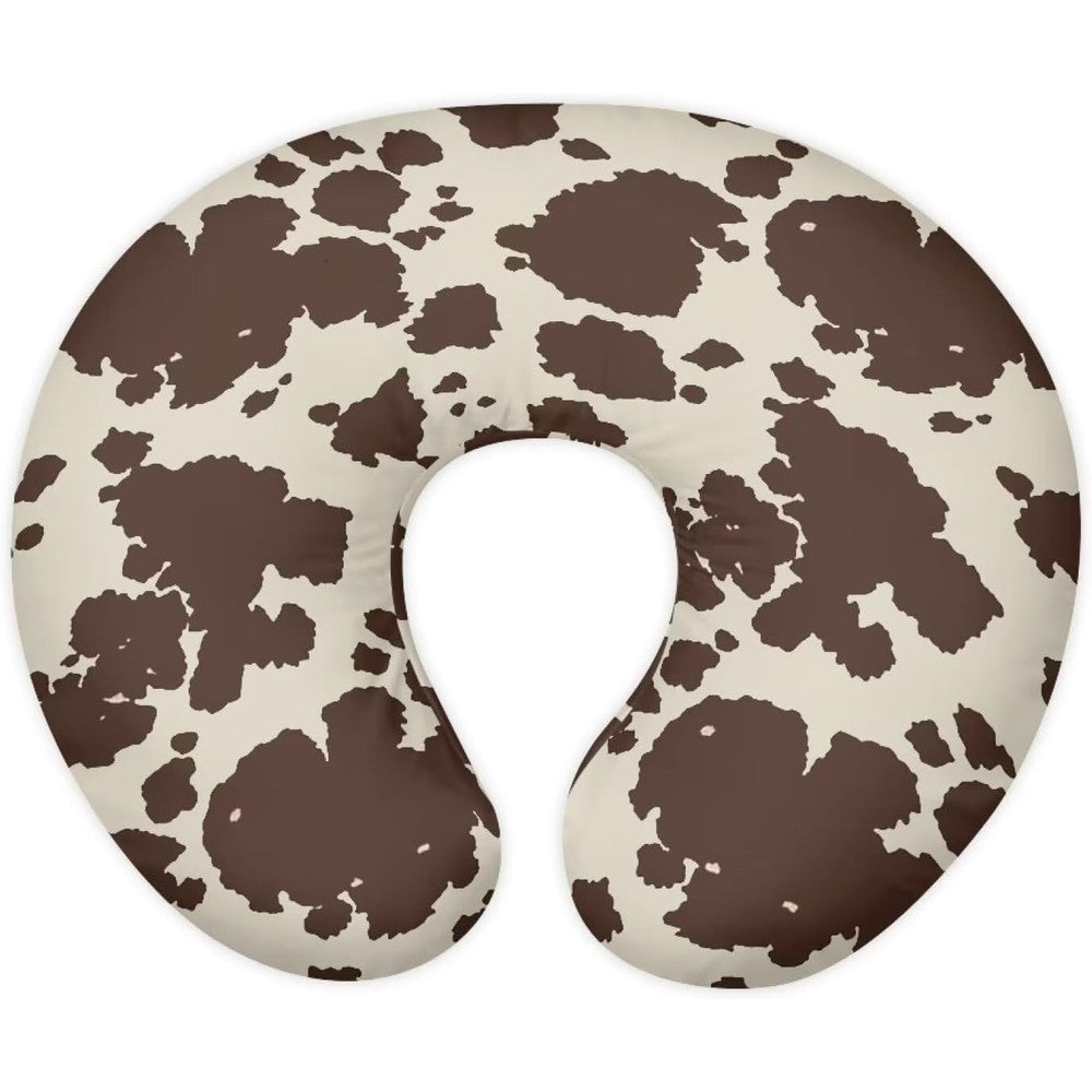 Goronwyfloyd cow hide print nursing pillow cover front view