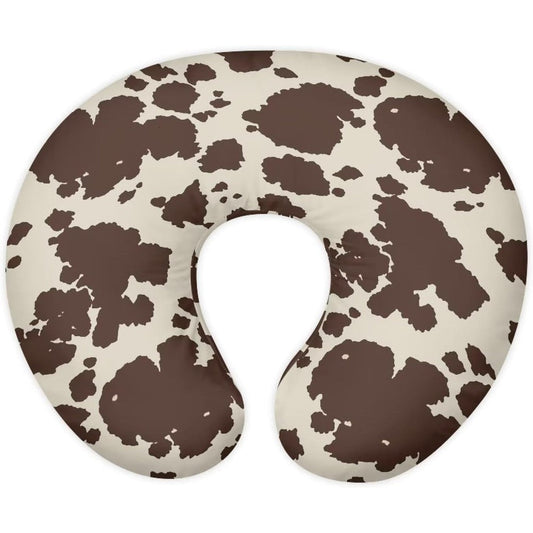 Goronwyfloyd cow hide print nursing pillow cover front view