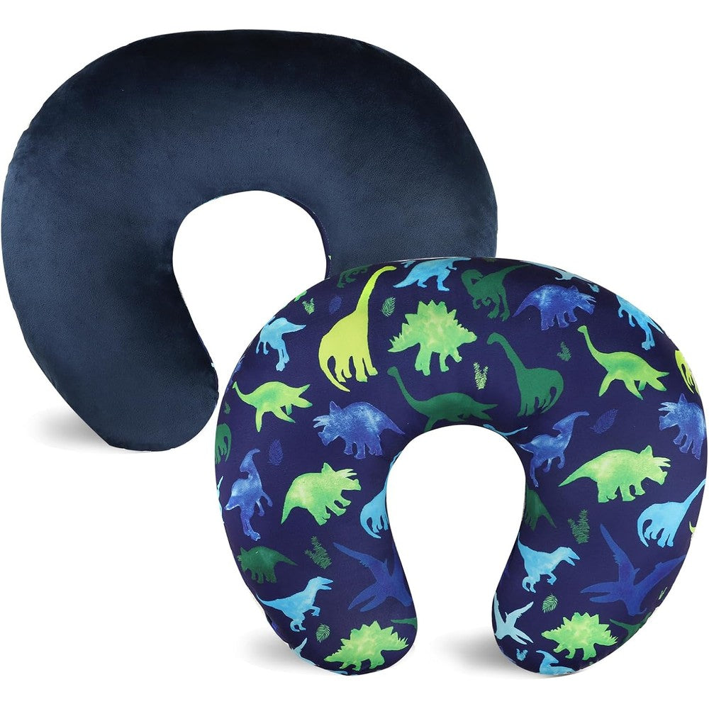 Tanofar nursing pillow cover featuring a cute dinosaur pattern front view