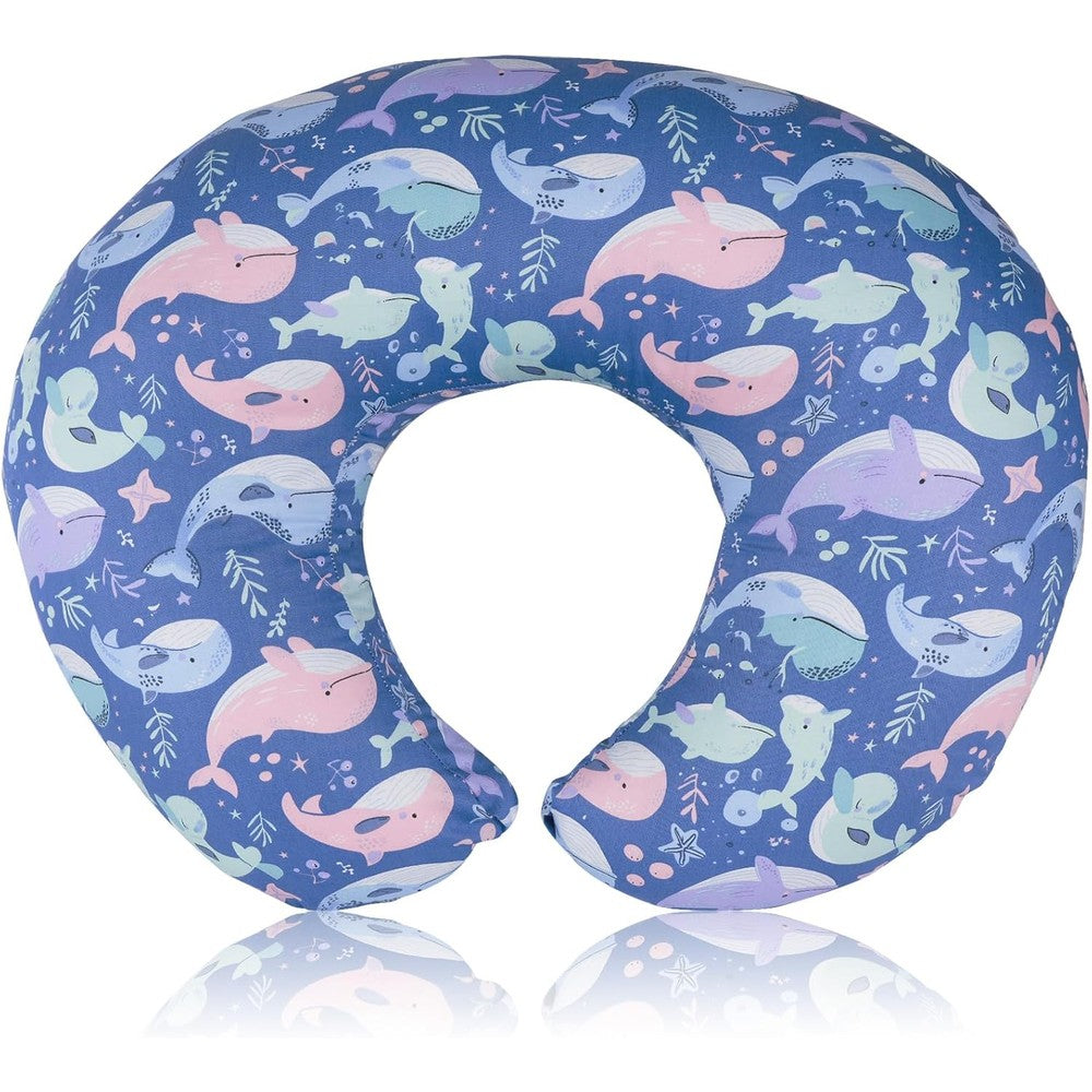X-Vesolje nursing pillow cover blue whale front view