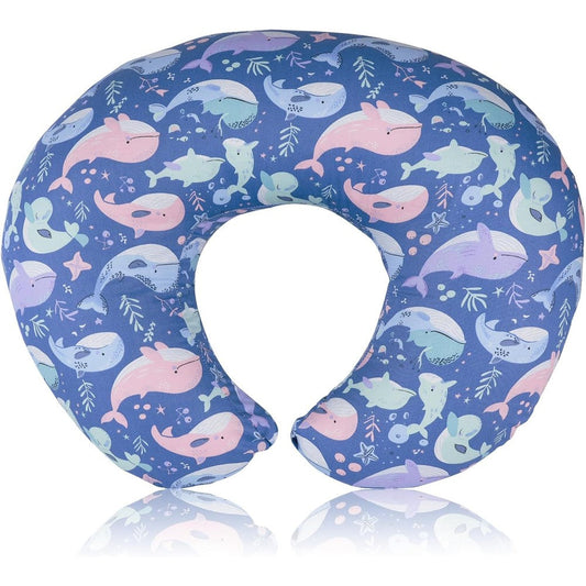 X-Vesolje nursing pillow cover blue whale front view