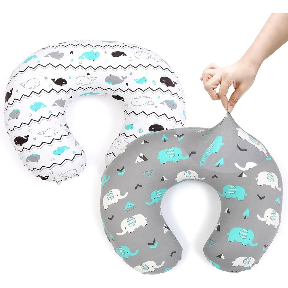 Brolex baby nursing pillow covers 2-pack front view