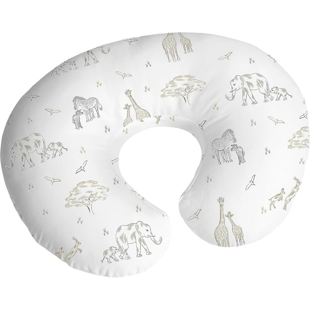 Sweet Jojo Designs jungle safari nursing pillow cover front view