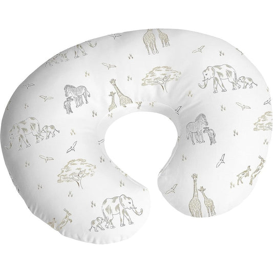 Sweet Jojo Designs jungle safari nursing pillow cover front view