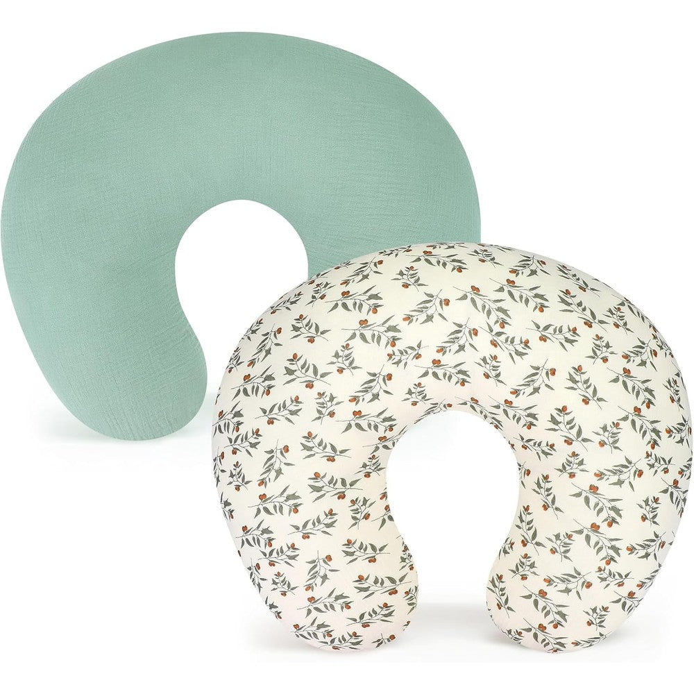 Accmor muslin nursing pillow covers front view