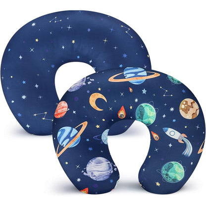 Pea Pod nursing pillow cover 2 pack with outer space design