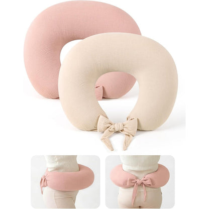 Lulumoon muslin nursing pillow covers 2-pack front view