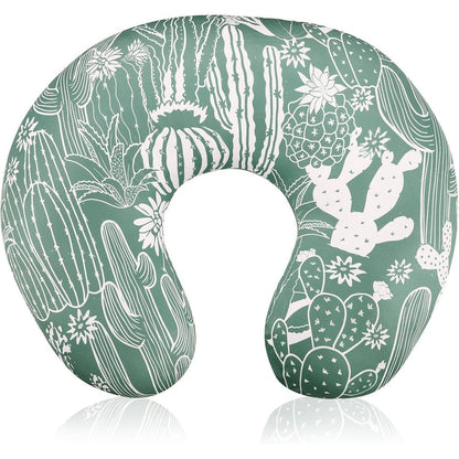 Dayeeball nursing pillow cover with cactus pattern front view