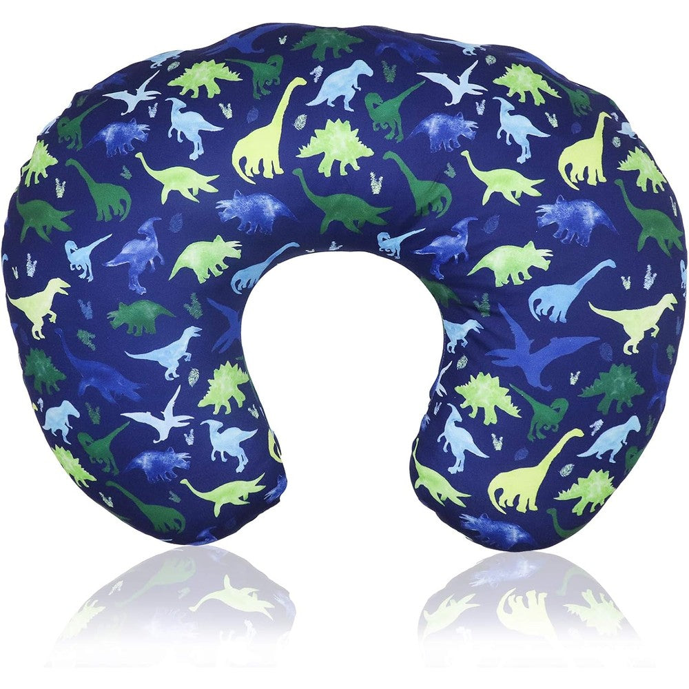 Tanofar watercolor dinosaur nursing pillow cover front view